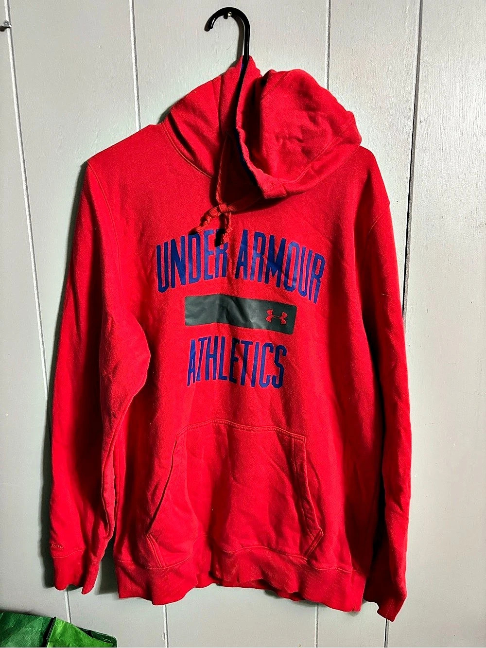 Under Armour ColdGear Athletics Hoodie Red Size Large